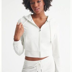 NWT Juicy Couture Bride Big Bling Velour Hoodie